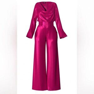 Hanifa Magenta Jumpsuit